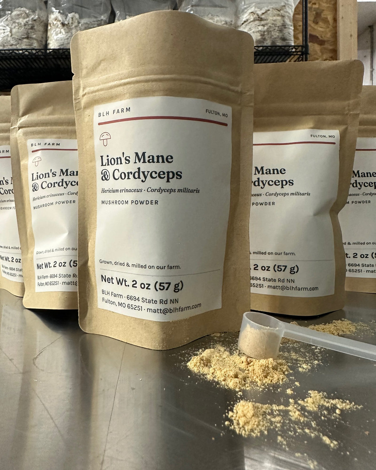 Lion's Mane & Cordyceps Mushroom Powder