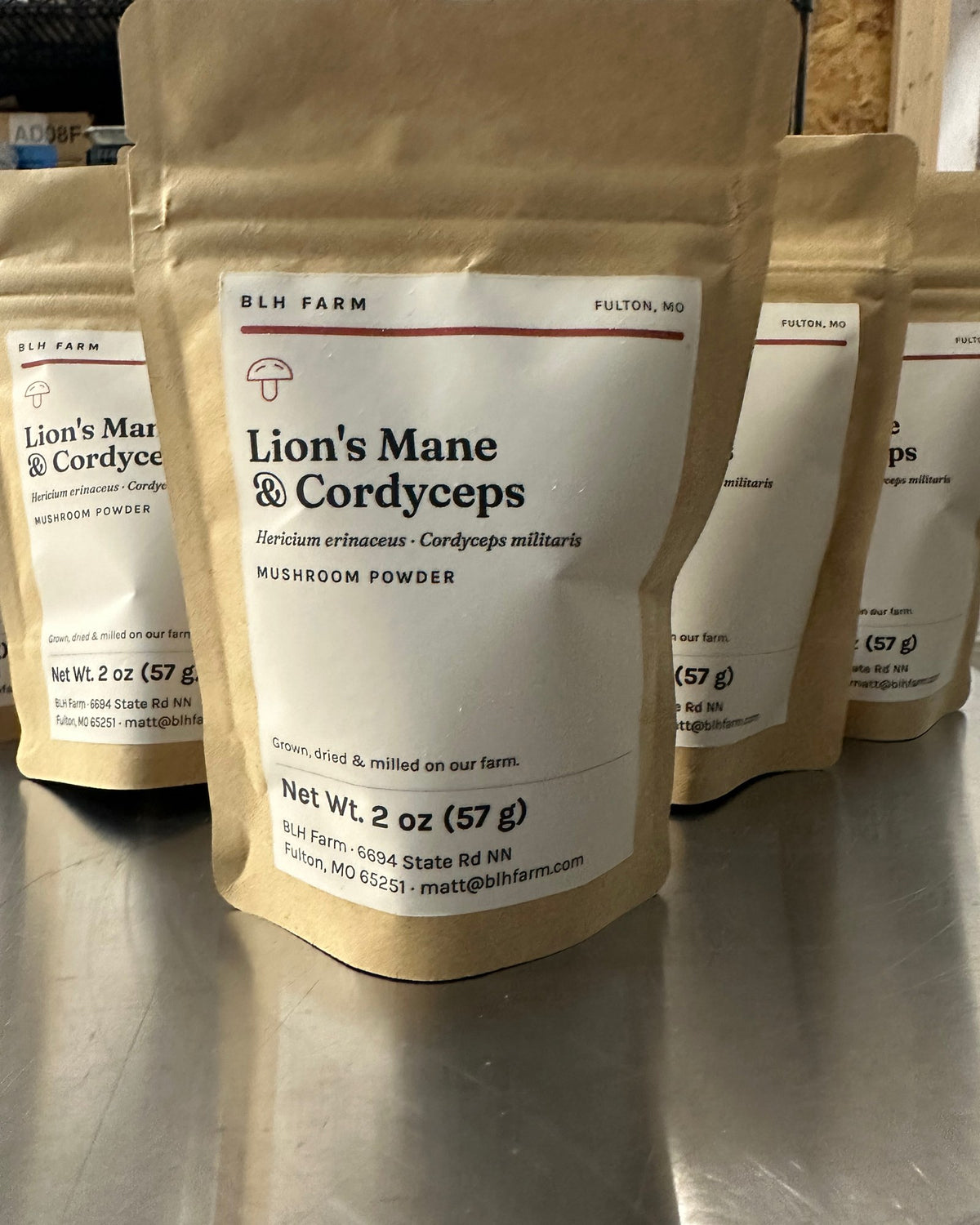 Lion's Mane & Cordyceps Mushroom Powder